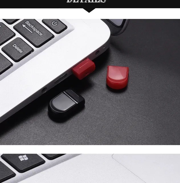 Super mini USB flash drive, high-speed portable disc 16GB32G car monitoring invisible universal detail 7
