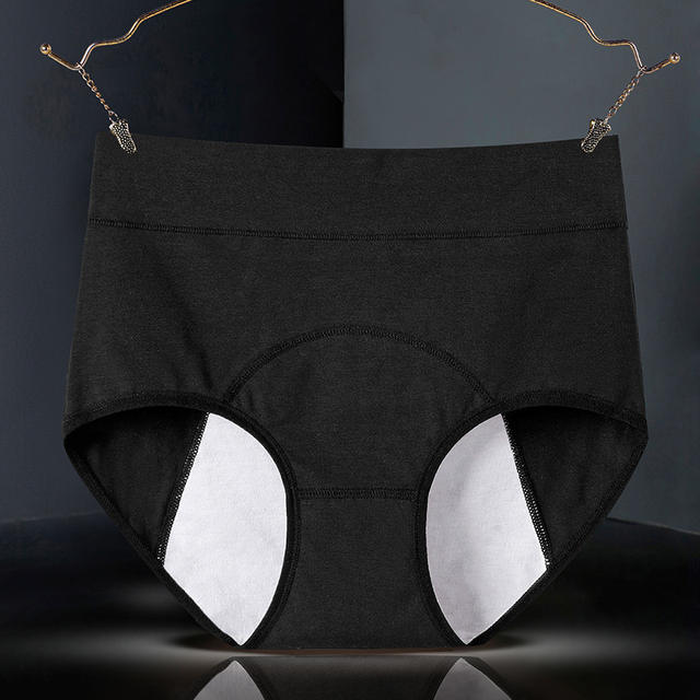 Cotton High Waist Physiological Underwear Cotton Menstrual Anti-side Leakage Physiological Pants Menstrual Anti-leakage Physiological Pants