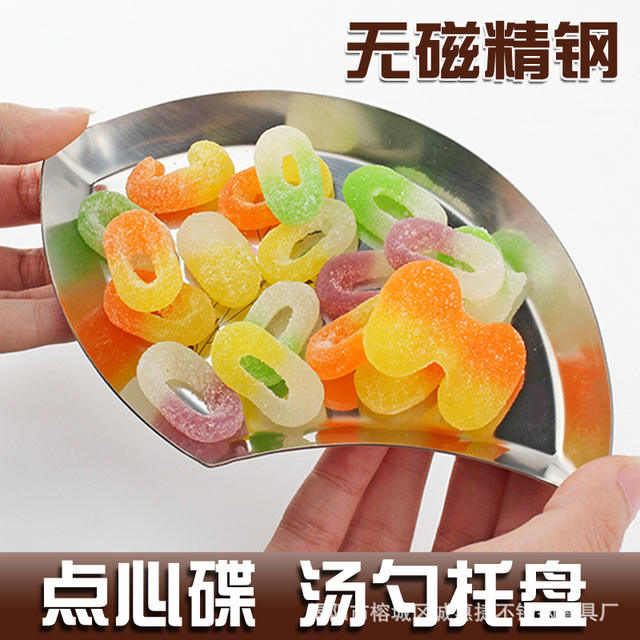Chenghuijie dessert spoon factory direct stainless steel Western food Big pointed spoon main meal spoon creative coffee spoon long handle spoon detail 6