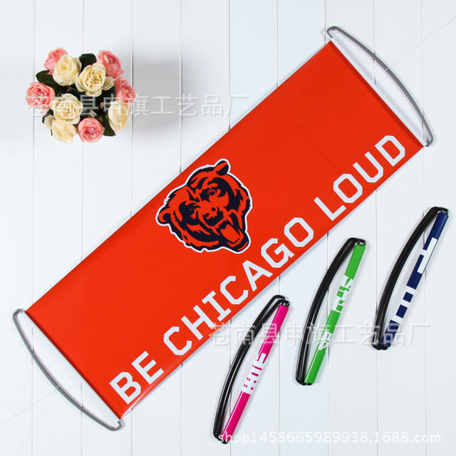 Hand-pulled flag, PET automatic telescopic flag, cheer advertising flag, la flag, hand-pulled banner, pennant, paper flag detail 6