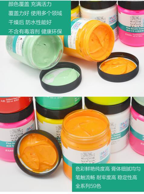 Wholesale Winsor & Newton Painter's Special Acrylic Paint 300ml Hand-Painted Wall Painting DIY Waterproof and Non-Fading detail 6