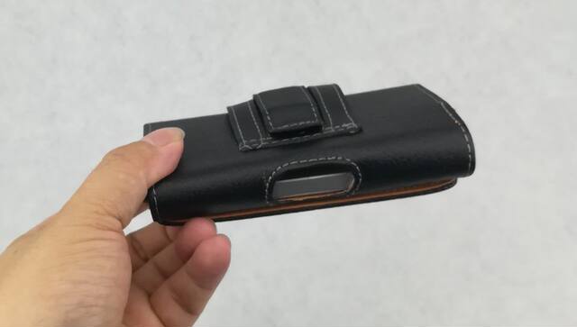 Mobile phone waist bag belt waist hanging mobile phone protective case bag old man-machine domestic machine waist hanging leather case manufacturer detail 6