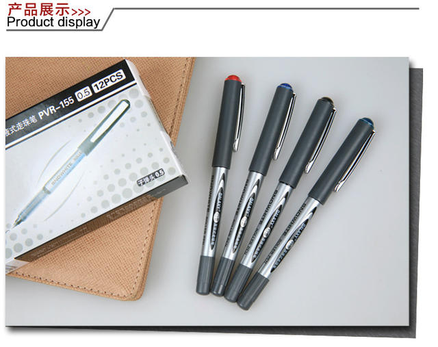 Baixue Direct Liquid Rollerball Pen 155 Student Water-Based Pen 0.5mm Black Ink Office Signature Pen Gel Pen Ballpoint Pen detail 10