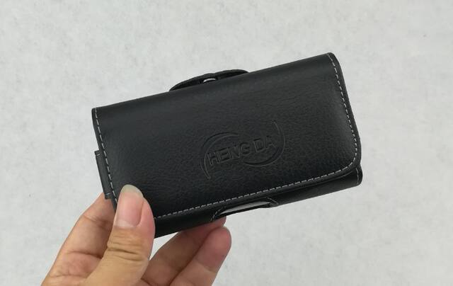Mobile phone waist bag belt waist hanging mobile phone protective case bag old man-machine domestic machine waist hanging leather case manufacturer detail 2