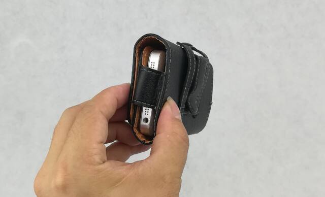 Mobile phone waist bag belt waist hanging mobile phone protective case bag old man-machine domestic machine waist hanging leather case manufacturer detail 7