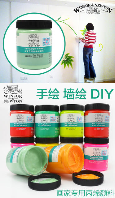 Wholesale Winsor & Newton Painter's Special Acrylic Paint 300ml Hand-Painted Wall Painting DIY Waterproof and Non-Fading detail 4