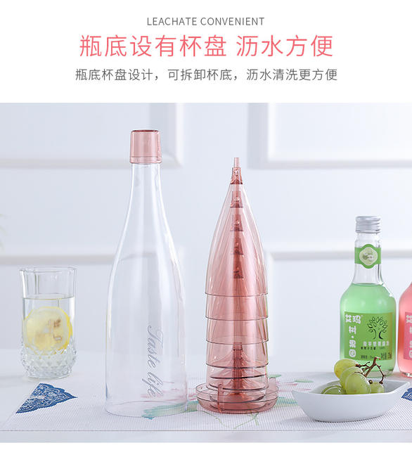 Zhang Bow Goblet Red Wine Glass Set Popular Party Champagne Glass Camping Portable Cocktail Glass Detachable Wine Glass detail 3