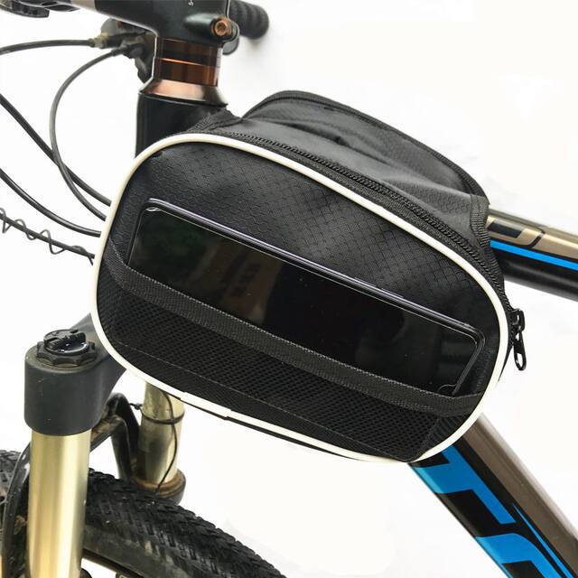 New self-propelled car beam bag mountain front bag saddle bag upper tube bag factory car bag riding equipment detail 10