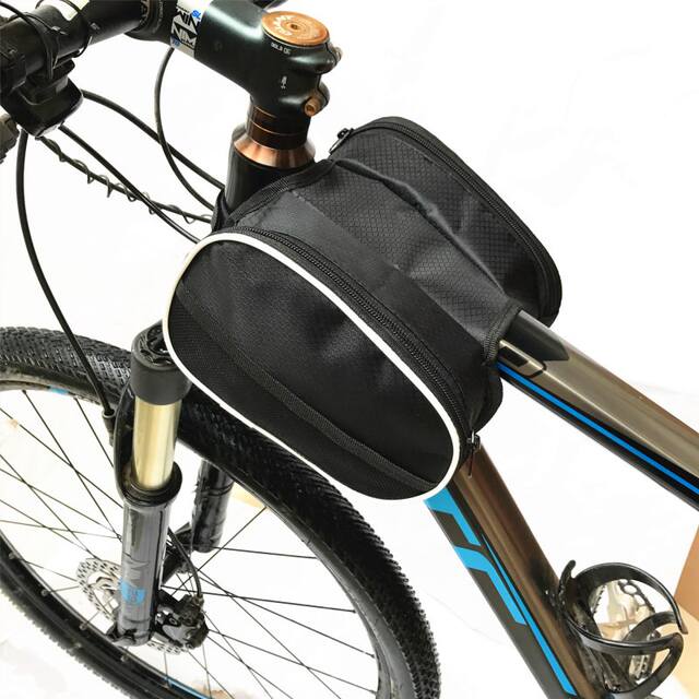 New self-propelled car beam bag mountain front bag saddle bag wear-resistant waterproof tube bag factory car bag riding equipment detail 1