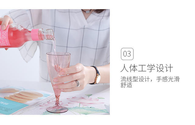 Zhang Bow Goblet Red Wine Glass Set Popular Party Champagne Glass Camping Portable Cocktail Glass Detachable Wine Glass detail 11