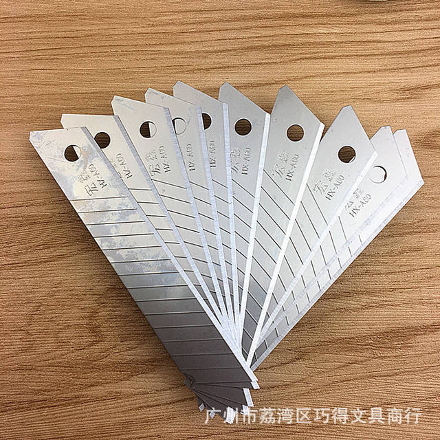 Hongxin Replacement Blade 0.6mm Thickeneded Meson Utility Blade Large 18mm Wide Tool Knife Blade Large Blade detail 4