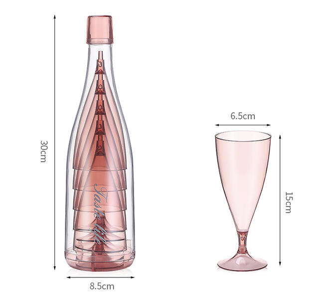 Zhang Bow Goblet Red Wine Glass Set Popular Party Champagne Glass Camping Portable Cocktail Glass Detachable Wine Glass detail 7