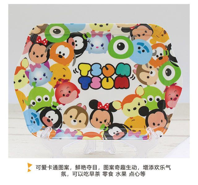 Creative new melamine resin tray porcelain plate cartoon cute creative tray melamine dish tableware detail 7