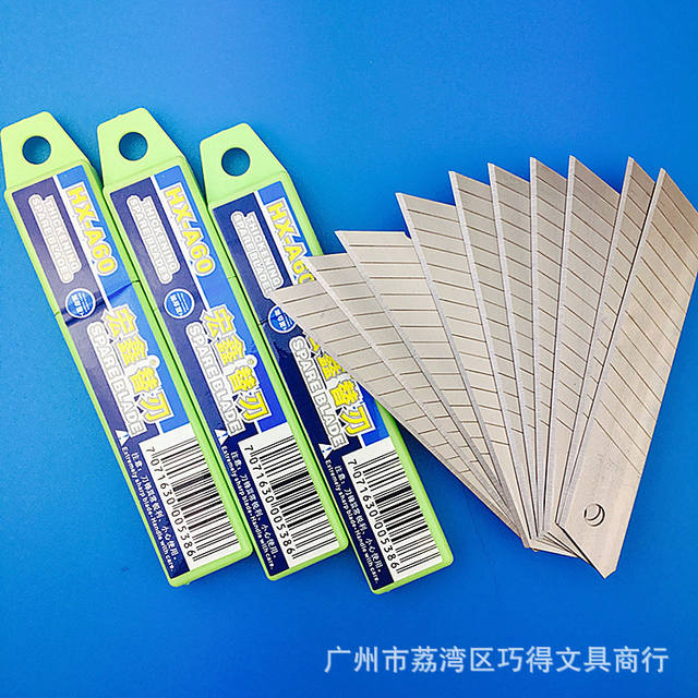 Hongxin Replacement Blade 0.6mm Thickeneded Meson Utility Blade Large 18mm Wide Tool Knife Blade Large Blade detail 6