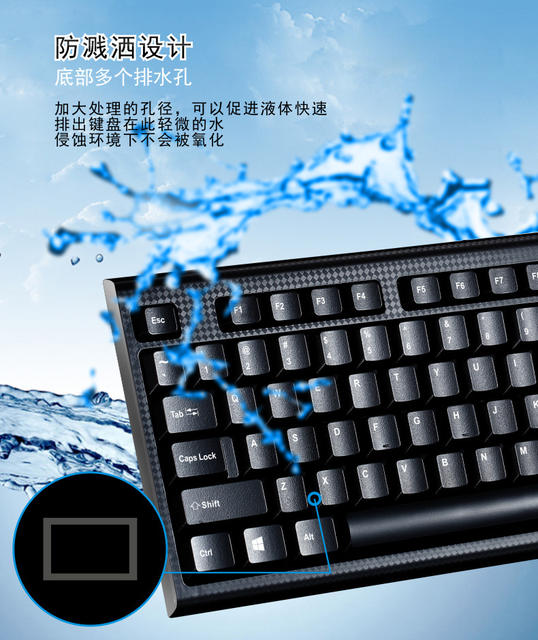 Computer Keyboard Chasing Leopard Q9Usb Flat Mouth Round Mouth Notebook Universal Office Wired Single Keyboard Manufacturer Wholesale detail 8