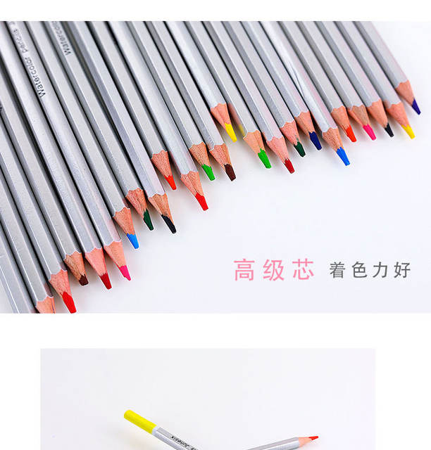 JUNESIX 3.0 Advanced Core Water Soluble Color Pencil Watercolor Painting Heat Shrink Pencil 12 Color suit detail 9