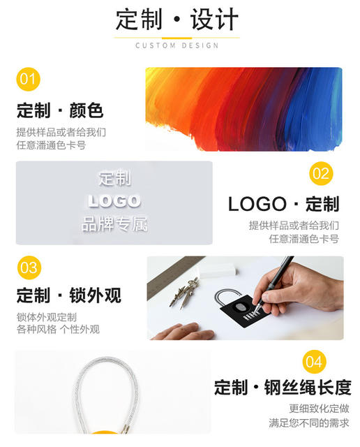 Xin password spherical wire password lock gym padlock trunk lock backpack bicycle helmet trunk lock detail 6
