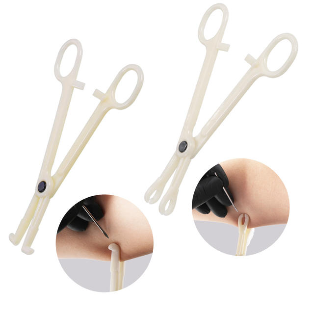 Amazon Best Selling Tattoo Piercing Tool Set 42 Pieces Lip Nail Eyebrow Ear Nail Umbilical Ring Full Body Perforation Factory Outlet detail 4