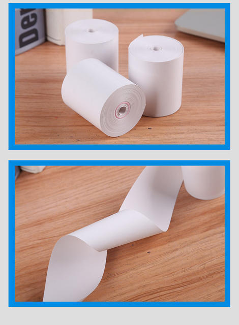 5750 Coreless Thermal Paper Cashier Coreless Thermal Printing Paper Supermarket Takeaway 58mm Cashier Paper Manufacturer detail 6