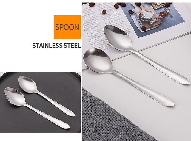 Stainless Steel Watermelon Spoon Household Eating Spoon Western Dessert Cake Coffee Spoon Mixing Spoon Can Be Printed with Logo detail 12