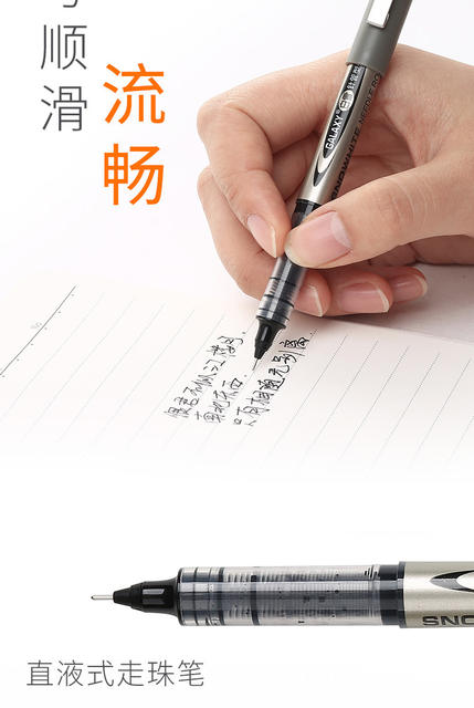 Snow White Direct Liquid Pen Full Needle 166 Direct Liquid Ball Pen Sign Pen 0.5 Gel Pen Student Office Water Pen detail 6