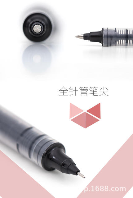 Snow White Direct Liquid Pen Full Needle 166 Direct Liquid Ball Pen Sign Pen 0.5 Gel Pen Student Office Water Pen detail 8