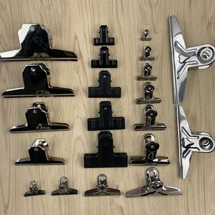 a4b5a5a6a7 hardware stationery accessories porous metal binder binding clip hand-held metal hole clip detail 7