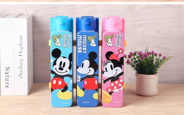 Mickey Children's Kindergarten Train Stationery Case Iron Pencil Case Car Cartoon Pencil Case Frozen Spider-Man detail 10