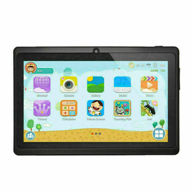 T702 Android 7inch Children's Tablet Cross-Border E-Commerce Android 13 Free Leather Case Painting Learning Love Doll detail 12