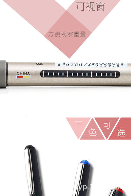 Snow White Direct Liquid Pen Full Needle 166 Direct Liquid Ball Pen Sign Pen 0.5 Gel Pen Student Office Water Pen detail 9