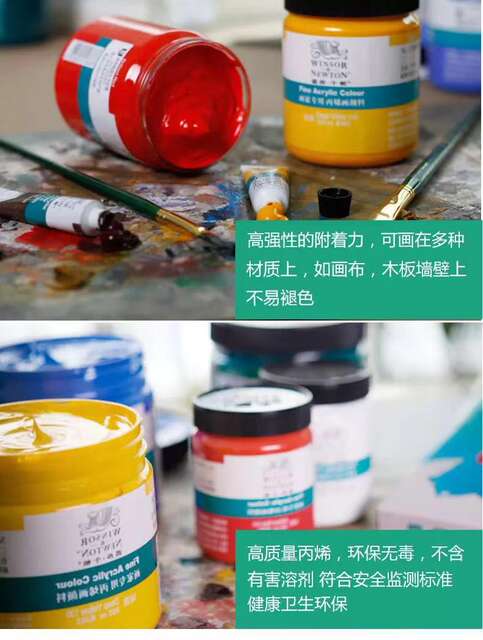 Wholesale Winsor & Newton Painter's Special Acrylic Paint 300ml Hand-Painted Wall Painting DIY Waterproof and Non-Fading detail 2
