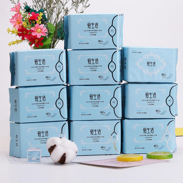 Green Leaf Love Life Sanitary Napkins Duoceli Daily and Night Use Ten Pack Combination Negative Ion Day and Night Mixed Pack detail 4