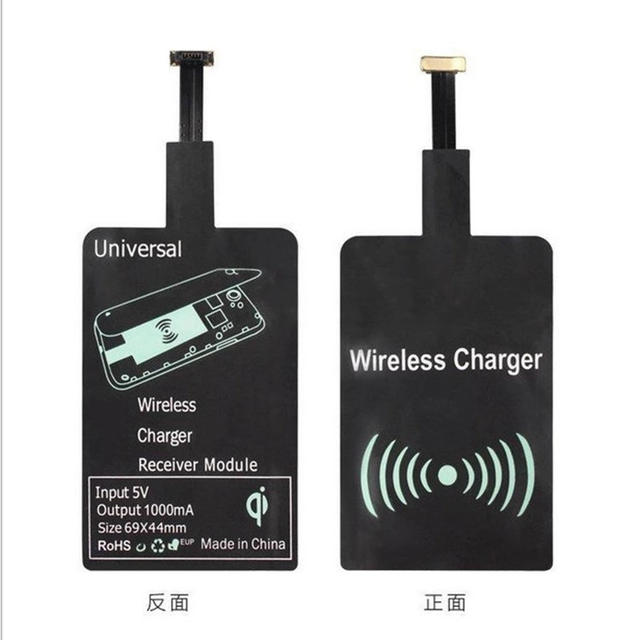 QI standard mobile phone wireless charging receiver 10W fast charging mobile phone back sticker wireless charging receiver detail 11