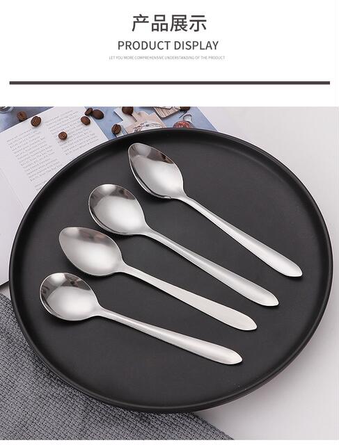 Stainless Steel Watermelon Spoon Household Eating Spoon Western Dessert Cake Coffee Spoon Mixing Spoon Can Be Printed with Logo detail 10