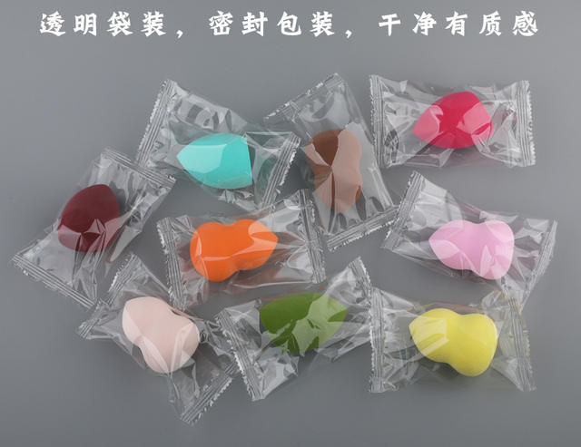 Factory Direct beauty Egg gourd powder puff water drop powder puff makeup egg makeup egg oblique cut sponge powder puff detail 1