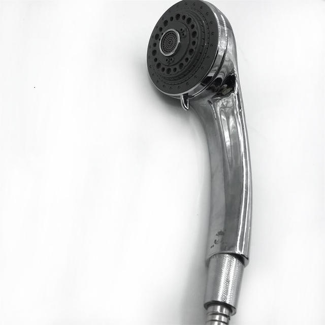Cross-Border Wholesale Silver Dragon Shower Head Handheld Shower Set Showerhead Power-Boosting Spray Head detail 1