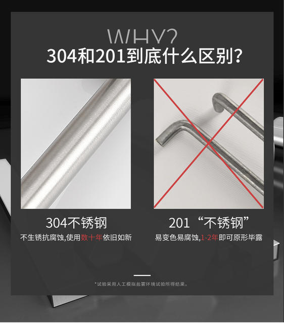 304 Stainless Steel Handle Modern Simple Cabinet Wardrobe Drawer Cabinet Door Handle American Style Brushed Hardware Door Handle detail 7