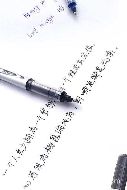 Snow White Direct Liquid Pen Full Needle 166 Direct Liquid Ball Pen Sign Pen 0.5 Gel Pen Student Office Water Pen detail 12