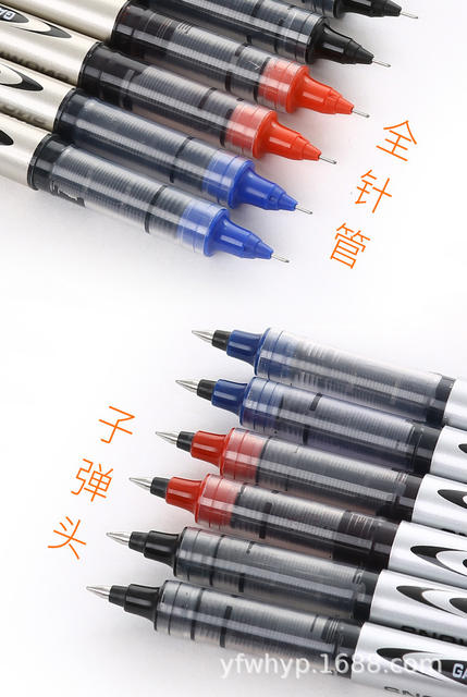 Snow White Direct Liquid Pen Full Needle 166 Direct Liquid Ball Pen Sign Pen 0.5 Gel Pen Student Office Water Pen detail 3