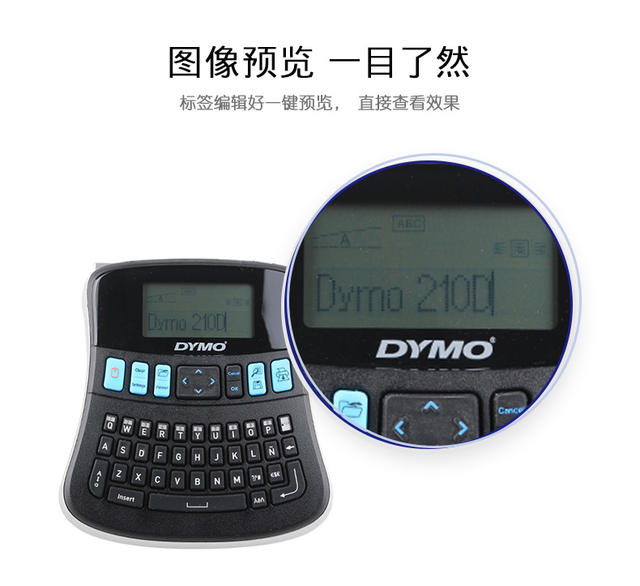 Dymo Delta LabelManager210D Adhesive Cable Label Printer LM160/LM280/420P detail 4