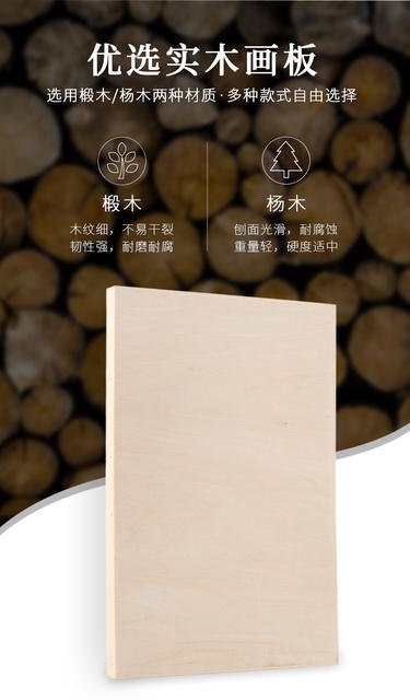 2K portable basswood Drawing Board full-open drawing board 8K sketch drawing board 4K Art wooden drawing board design drawing detail 3