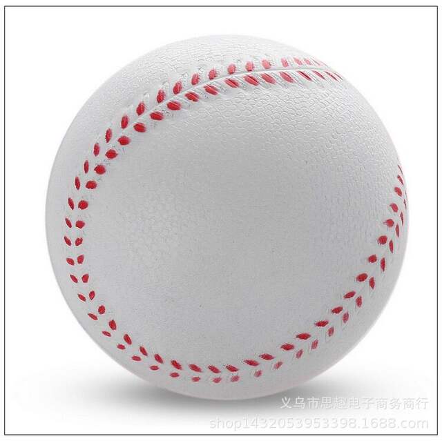 Soft baseball PU baseball foam baseball elastic ball PU sponge solid pressure softball student baseball soft ball detail 4