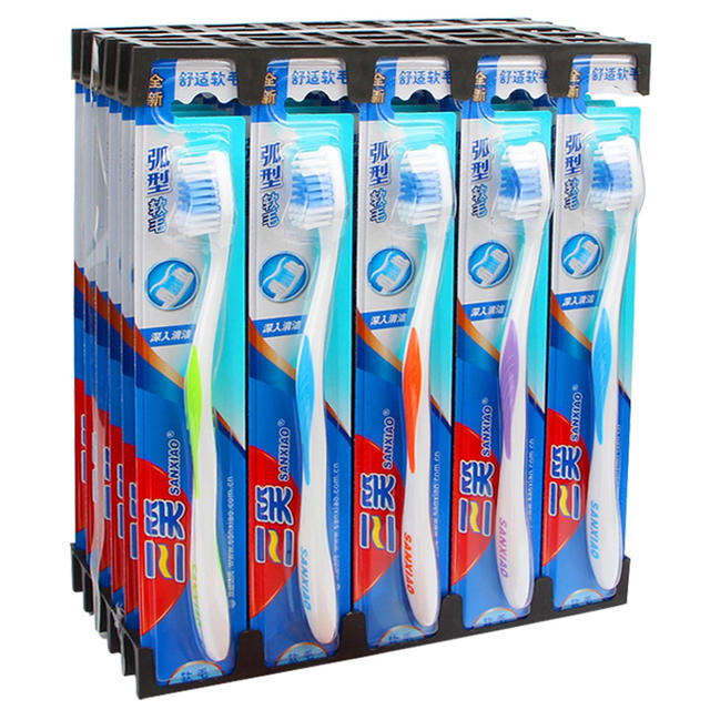 Sanxiao toothbrush adult soft bristle toothbrush comfortable soft bristle family 998n toothbrush wholesale specials detail 1