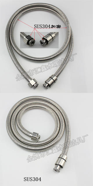 Factory direct supply shower hose electroplating encryption explosion-proof shower hose blister packaging shower nozzle hose supply detail 8