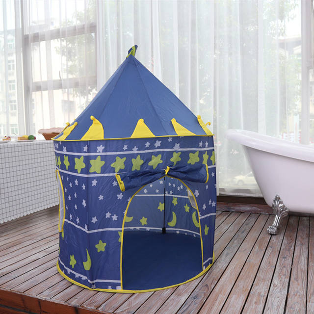 Hot sale children tent game house Princess Prince indoor small house boys and girls Villa castle toy wholesale detail 3