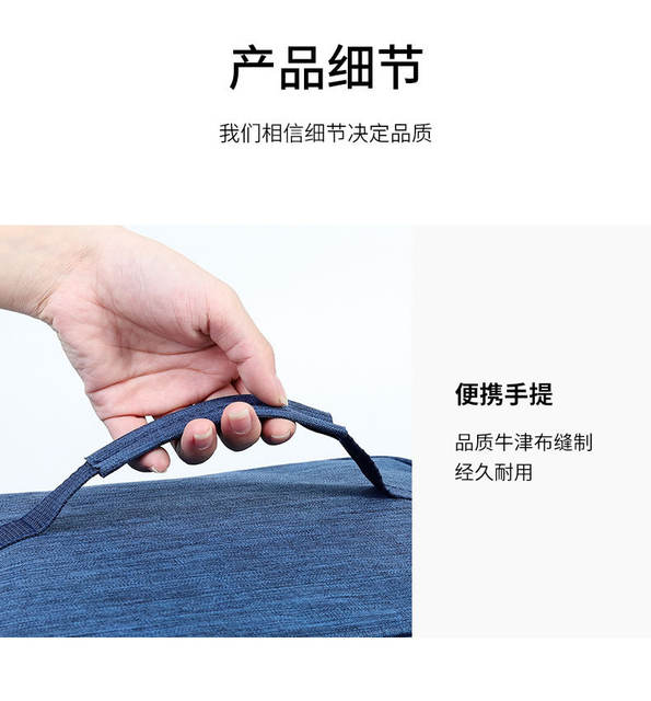Lunch Box Bag Lunch Aluminum Foil Thickened Hand Carrying Lunch Bag Lunch Box Lunch Box Canvas Heat Preservation Handbag with Rice detail 11