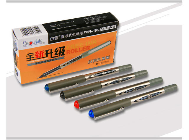 Baixue Direct Liquid Rollerball Pen 155 Student Water-Based Pen 0.5mm Black Ink Office Signature Pen Gel Pen Ballpoint Pen detail 11