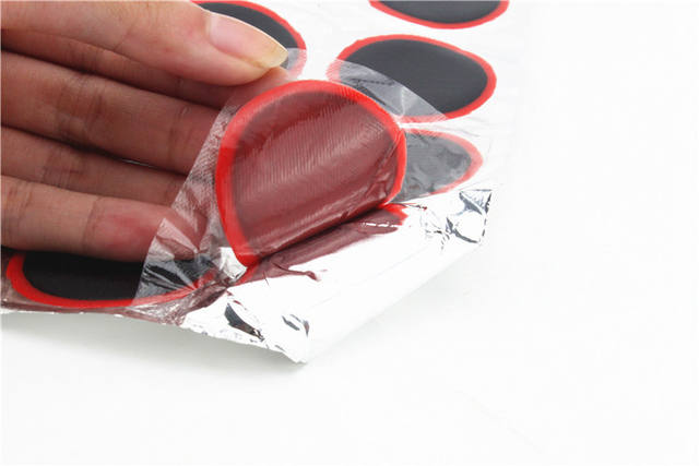 Mountain bike tire patch film 48 long Square bicycle tire patch mountain bike repair tire repair tool detail 3