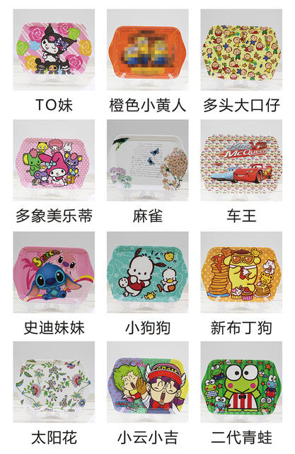 Creative new melamine resin tray porcelain plate cartoon cute creative tray melamine dish tableware detail 6