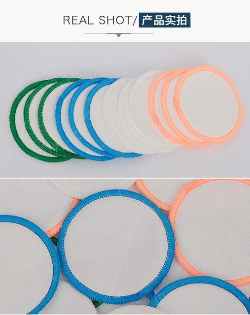 Amazon Bamboo Fiber Makeup Remover Cotton Pad Reusable Round Bamboo Cotton Velvet Bamboo Charcoal Fiber Makeup Remover Pad detail 4